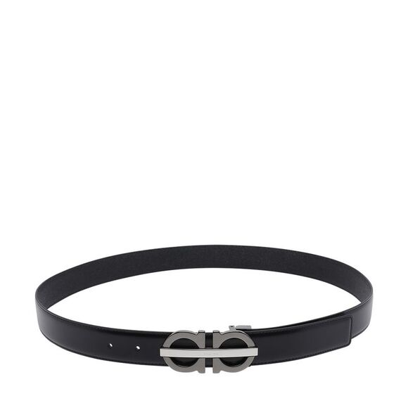 Ferragamo Men Reversible And Adjustable Gancini Belt